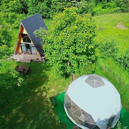 The Frog Glamping Hotel Horezu Exterior photo